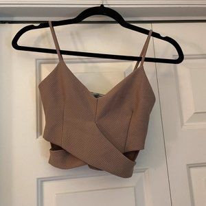 Brown Cropped Tank